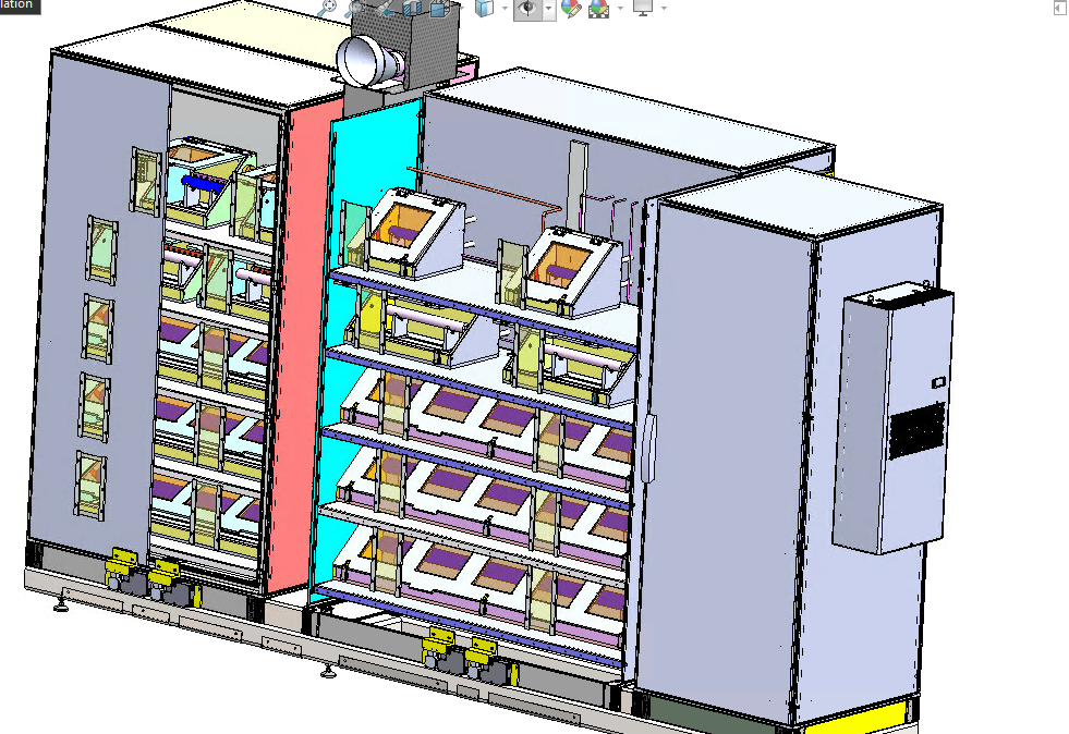 High voltage Excimer lamps test equipment water/nitrogen cooled